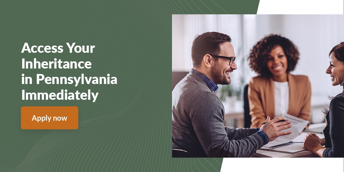 access pennsylvania inheritance immediately