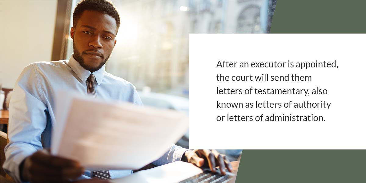 executor appointed for inheritance