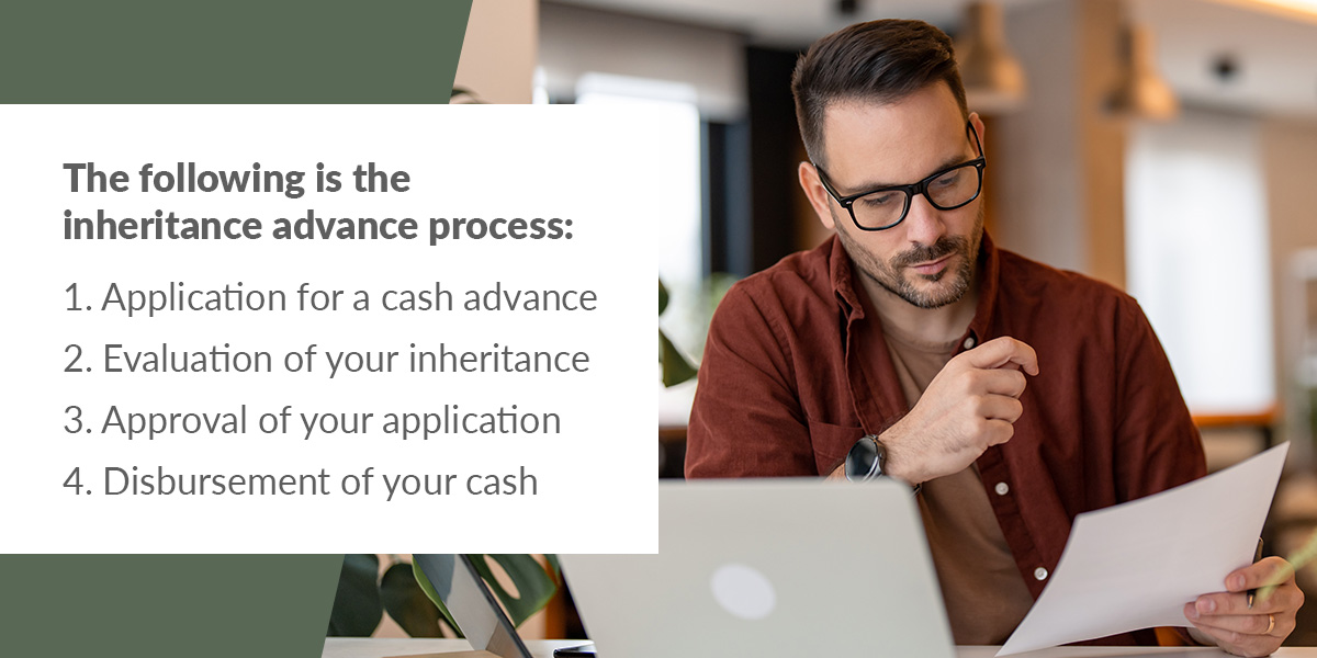inheritance advance process
